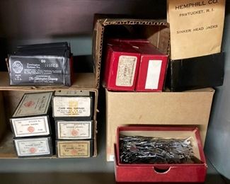 Various vintage parts for The Banner Knitting Machines and The Banner Wrap Reverse Machine