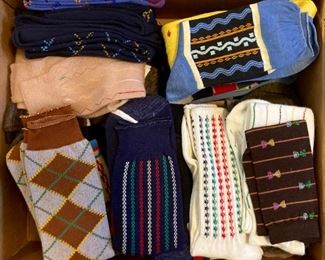 Vintage Altar Hosiery Mill NOS (new old stock) socks: argyle, striped, solid, etc.