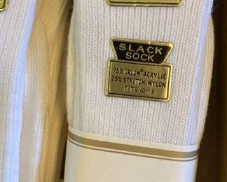 Vintage Altar Hosiery Mill NOS (new old stock) socks: argyle, striped, solid, etc.