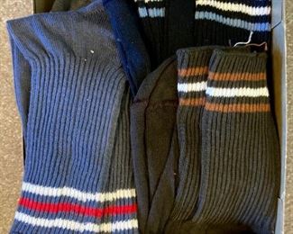 Vintage Altar Hosiery Mill NOS (new old stock) socks: argyle, striped, solid, etc.