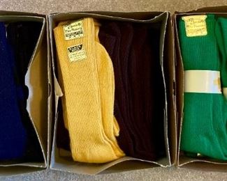 Vintage Altar Hosiery Mill NOS (new old stock) socks: argyle, striped, solid, etc.