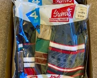 Vintage Grants socks NOS (new old stock)