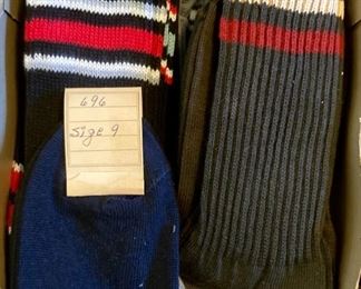 Vintage Altar Hosiery Mill NOS (new old stock) socks: argyle, striped, solid, etc.