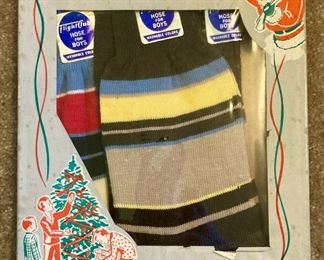 Vintage Altar Hosiery Mill NOS (new old stock) socks: argyle, striped, solid, etc.