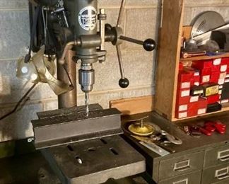 Vintage Walker-Turner Company drill press