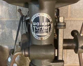 Vintage Walker-Turner Company drill press