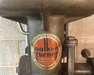 Vintage Walker-Turner Company drill press