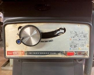 Vintage Craftsman 10" Bench Saw
