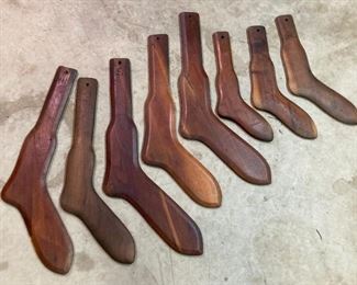 Vintage sock and hosiery forms