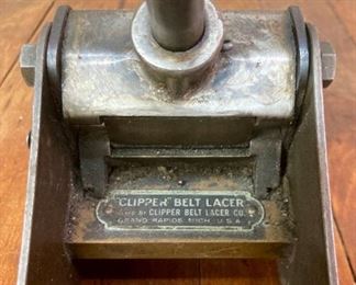 Antique "Clipper" belt lacer by The Clipper Belt Lacer Co. USA