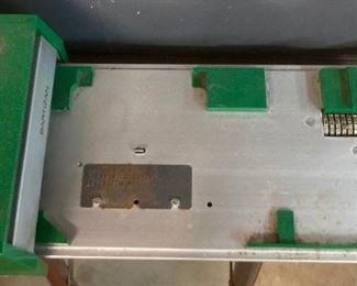 Vintage credit card impression machine