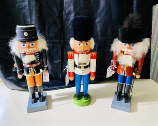 Erzgebirge Nutcrackers made in GDR German Democratic Republic, 12 inch tall soldiers $40.00 each