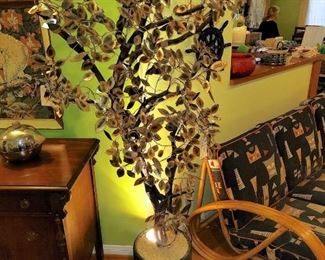 Curtis Jere Lighted Tree Sculpture