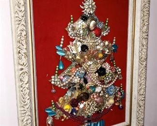 Costume Jewelry Christmas Tree