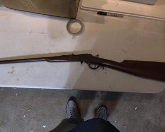 Stevens single shot gun. 