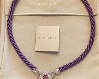 Judith Ripka rope necklace sterling 
