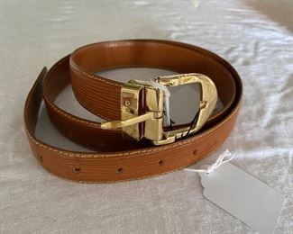 Louis Vuitton Epi Brown belt 