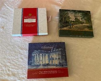 White house yearly ornaments