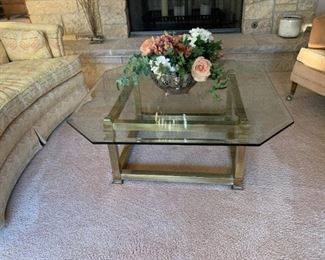 Hollywood regency coffee table