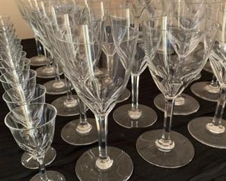 Baccarat crystal set