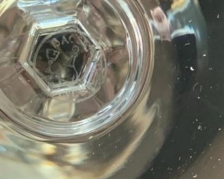 Baccarat crystal set