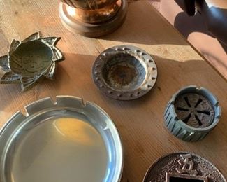 Mid century ashtrays