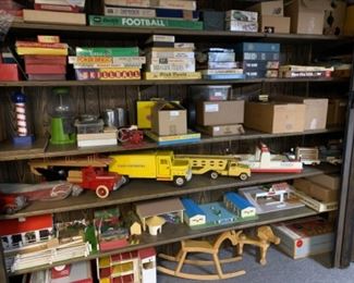 Lots of quality vintage toys and games
