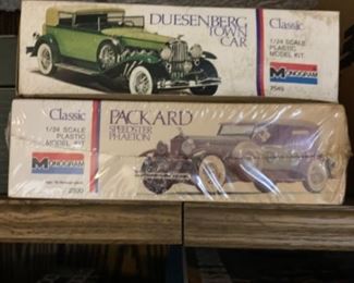 Vintage car models