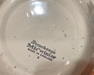 Stonehenge midwinter stoneware from England