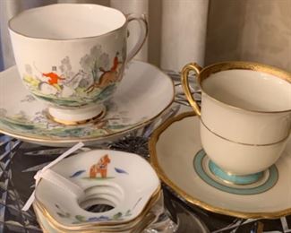 Teacups and saucers