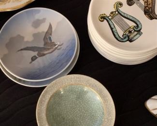 Royal Copenhagen crackle glaze small dishes