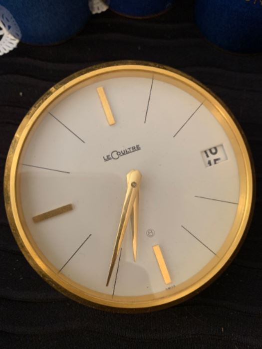 LeCoultre desk clock