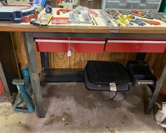 Craftsman work bench with 2 drawers