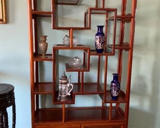 CHINESE INSPIRED DISPLAY CABINET