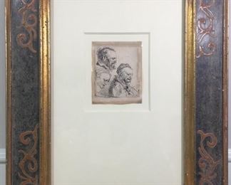 Rembrandt Etching