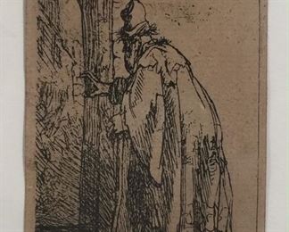 Rembrandt Etching