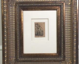 Rembrandt Etching