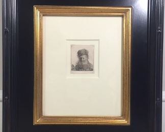 Rembrandt Etching