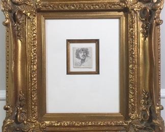 Rembrandt Etching