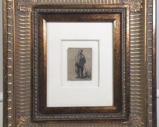 Rembrandt Etching