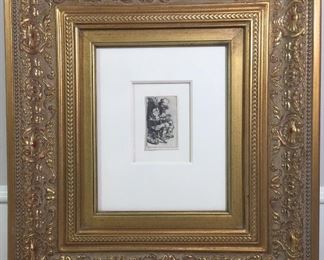 Rembrandt Etching