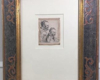 Rembrandt Etching