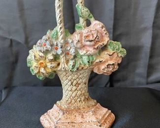 Basket Iron door stop