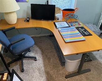 Desk by IKEA (made in Slovakia).
