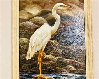 Heron oil on canvas 