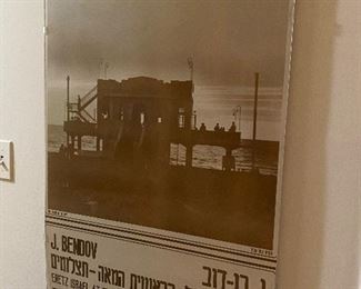 Framed Poster  “The Casino in Tel Aviv” 24” x 36” Asking $250. 