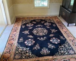 Kismet Classic Decorator Rug - Vintage Sears. Measures 97” wide x 136”. Overall Very good condition - most wear is on front right bottom corner. Middle color is very dark - basically black.  Asking $100. 
