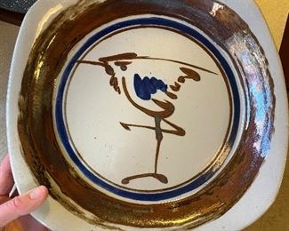 Vintage Dansk Platter - Blue Heron Pattern. $20. 