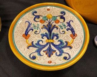 Deruta Pottery Plate / Wall hanging. Asking $25. 