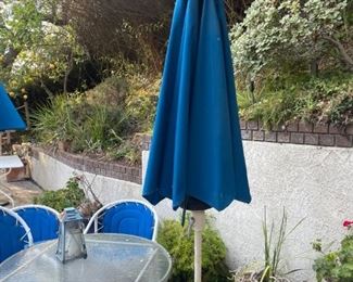 Sunbrella Umbrellas and Outdoor Furniture and Pots and Plants
